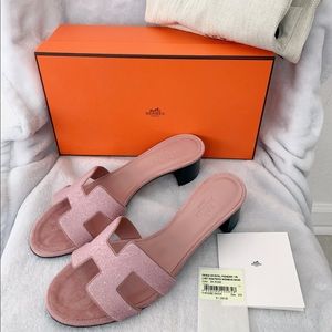 Hermes Oasis Crystal Sandals